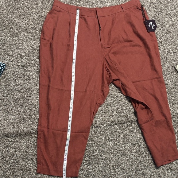 PLUS SIZE Ava & Viv  Brick Chinos Pants - Picture 7 of 9